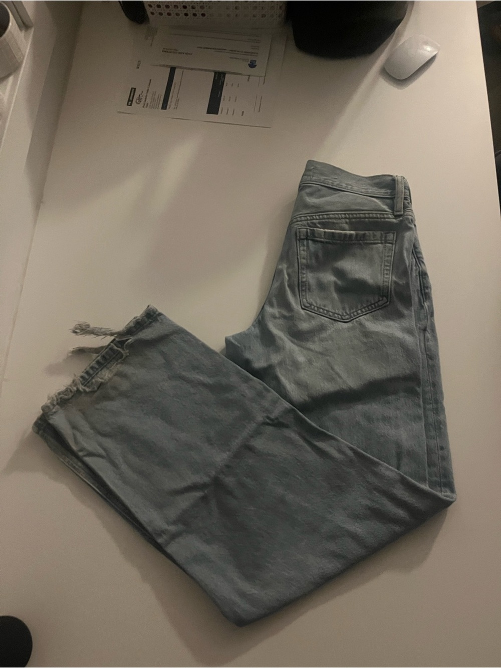 Light Blue women’s Jeans - Casual low rise baggy  Fit